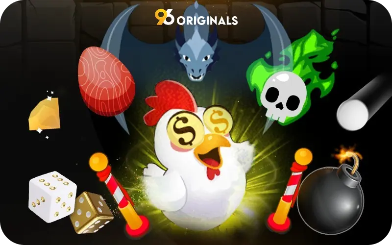 96 Originals game collage